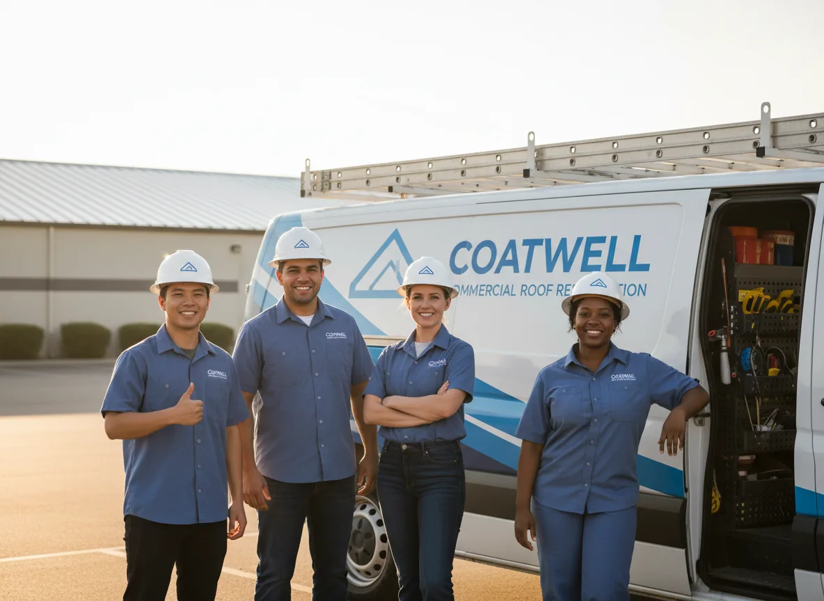 Commercial roof coating company in Hedrick, IA